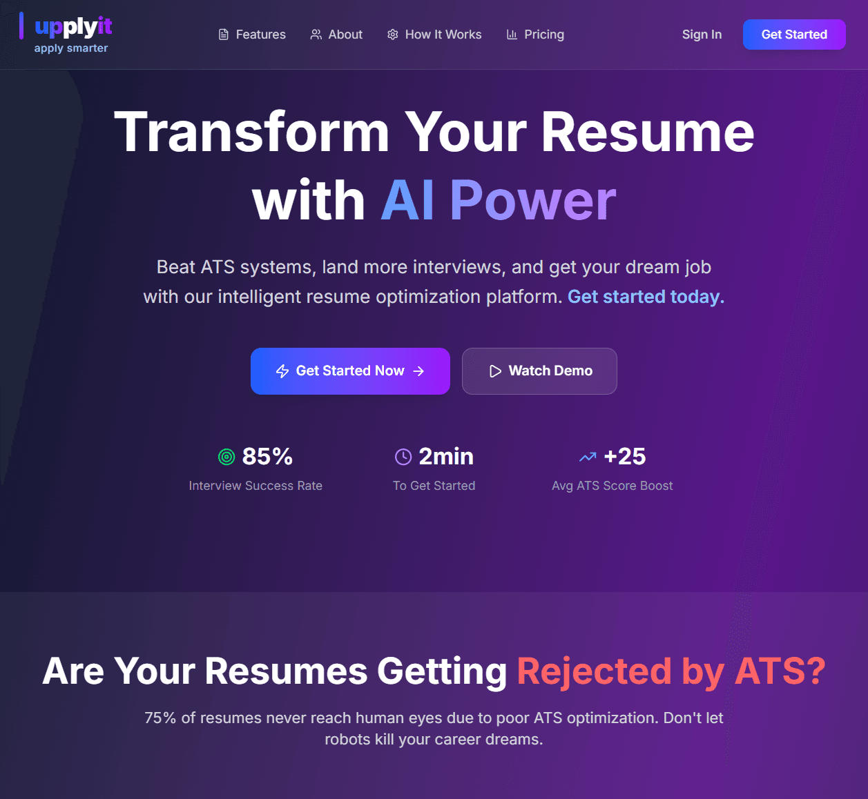 Upplyit Platform Homepage